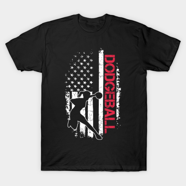 4th of July Design for a Patriotic Dodgeball Coach American Flag Usa